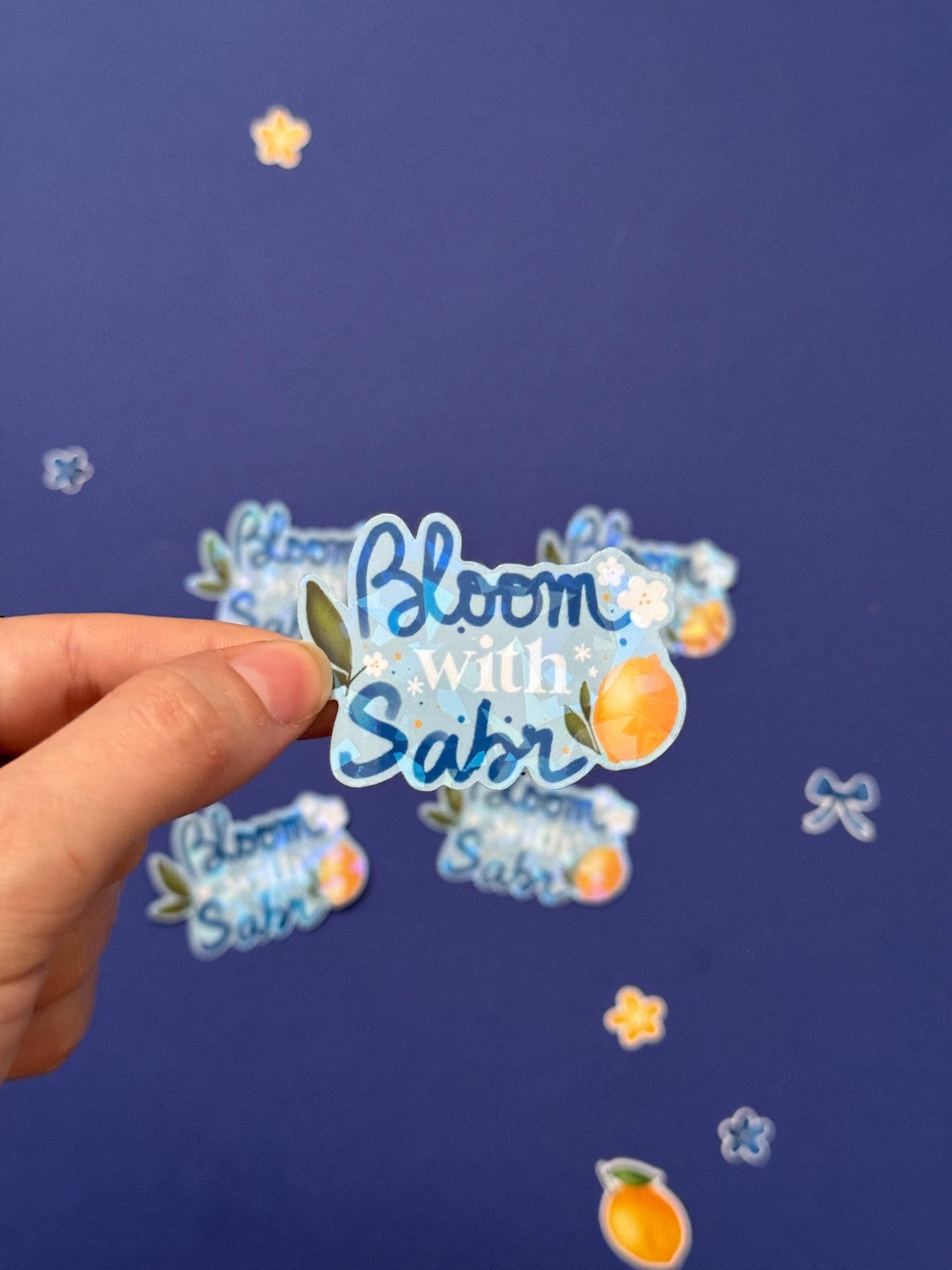 Sticker «Bloom with Sabr » - Lemon bloom