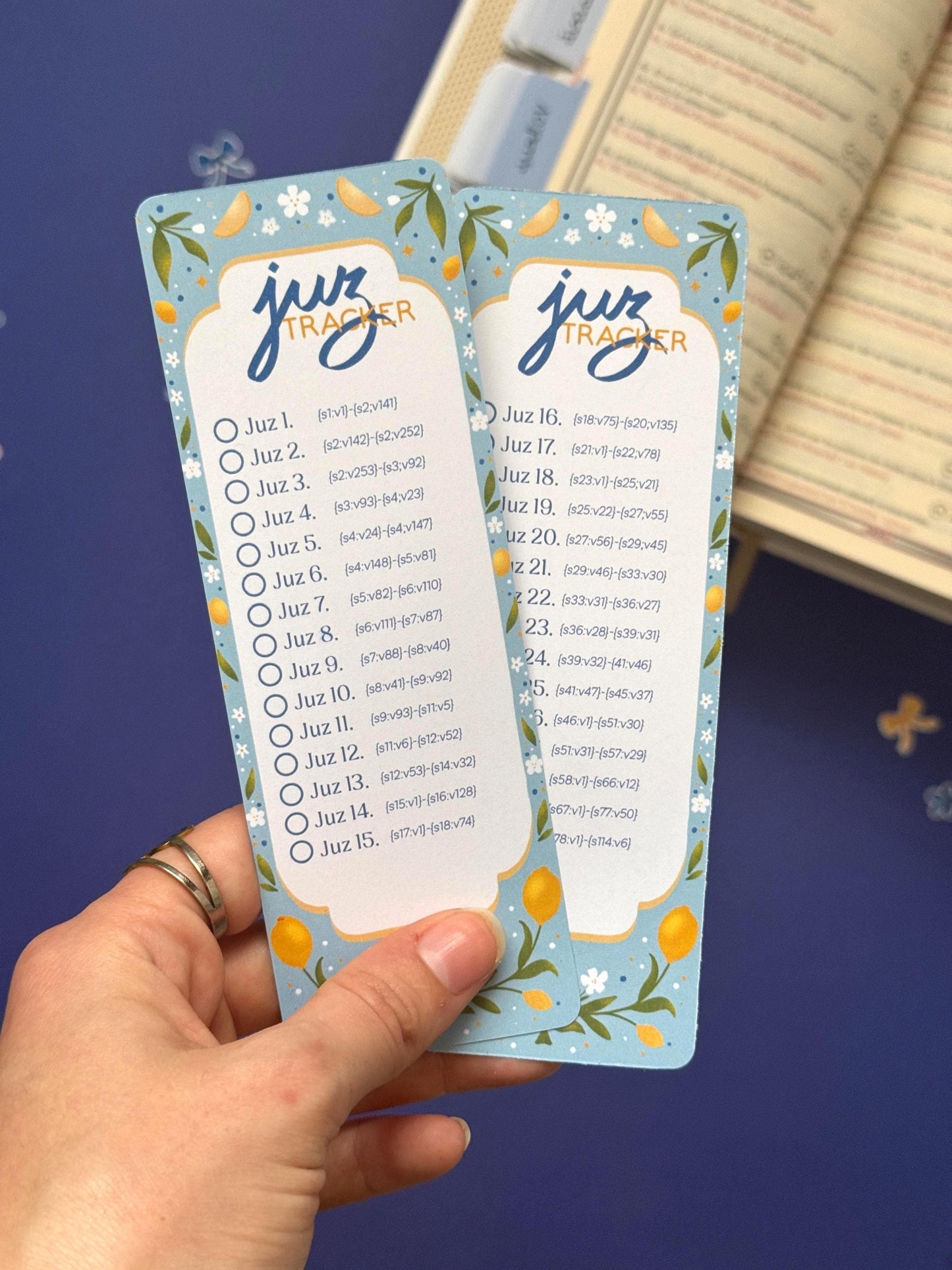 Marque page - Juz tracker