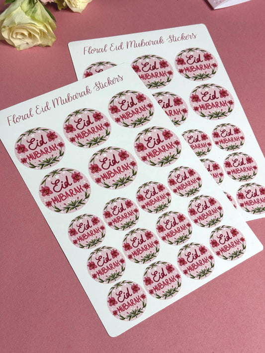 Planche de stickers - Eid mubarak - Lily in bloom