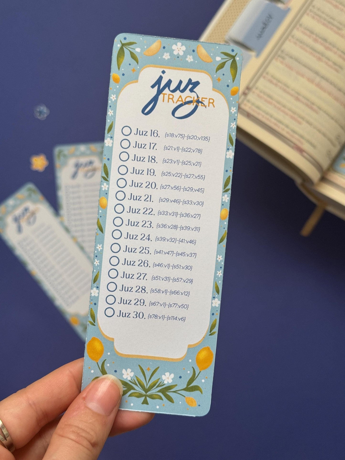 Marque page - Juz tracker