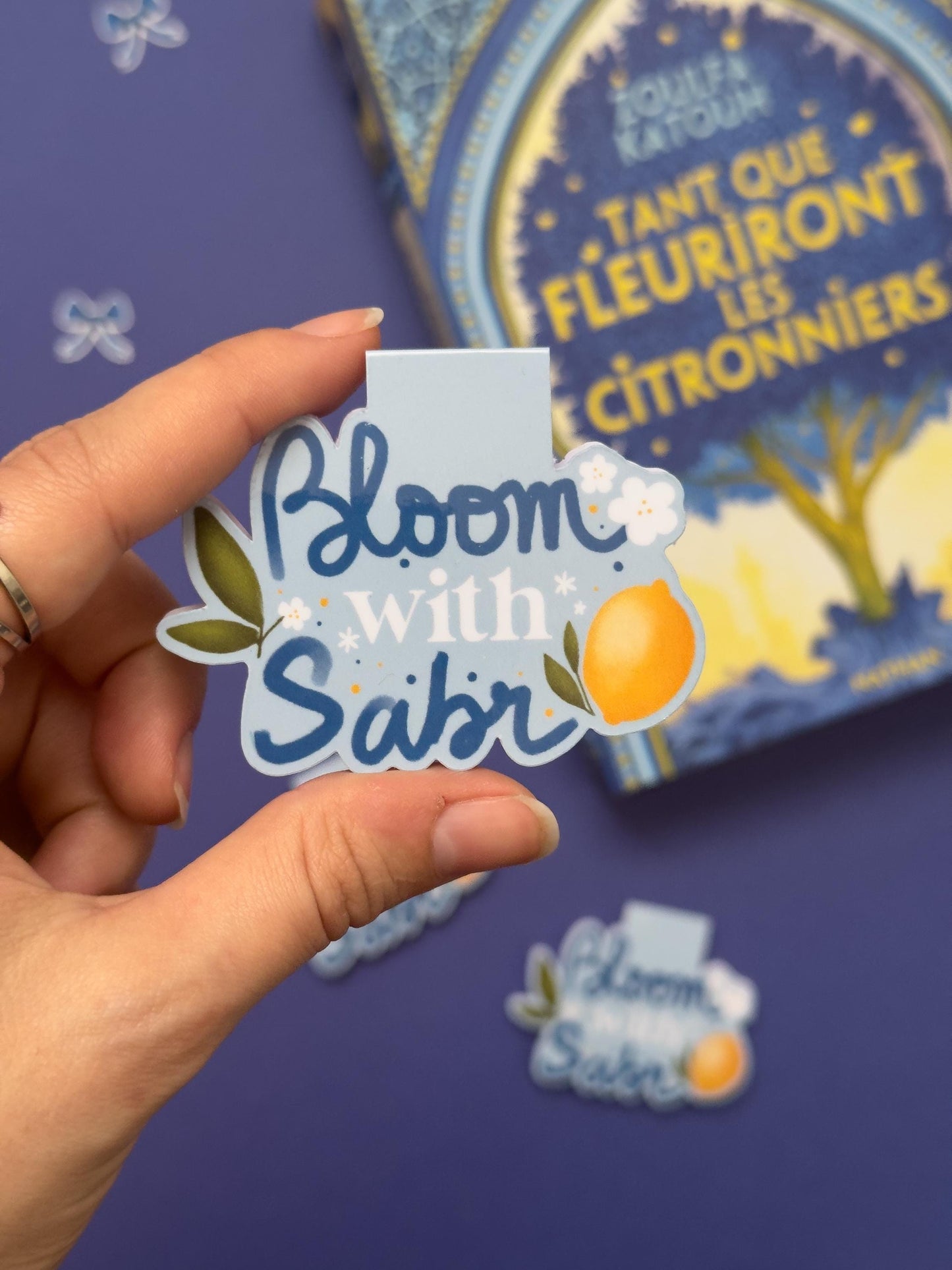 Marque-page magnétique - Bloom with sabr