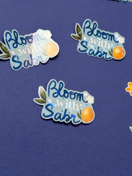 Sticker «Bloom with Sabr » - Lemon bloom
