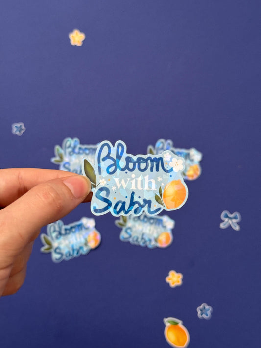 Sticker «Bloom with Sabr » - Lemon bloom