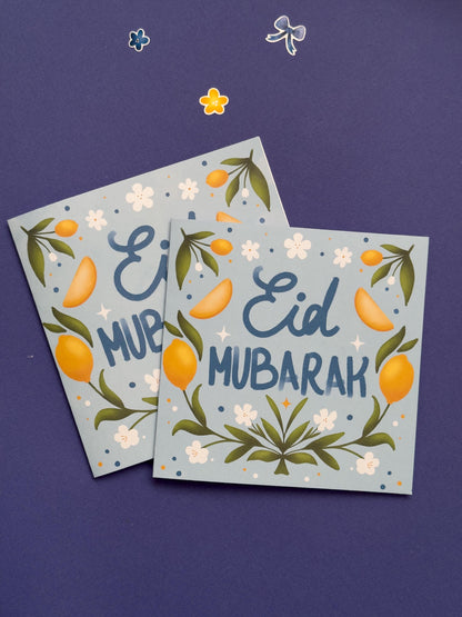 Carte de voeux - Eid Mubarak - Lemon Bloom