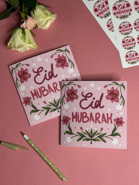 Carte de voeux - Eid Mubarak - Lily in Bloom