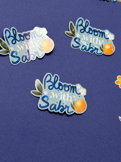 Sticker «Bloom with Sabr » - Lemon bloom